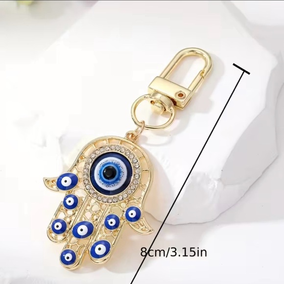 Hamsa Hand Keychains - Picture 2 of 7